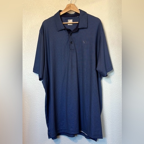 Callaway Other - Callaway Opti-Dri Blue Gingham Mini Check Polo Golf Shirt Men 2X